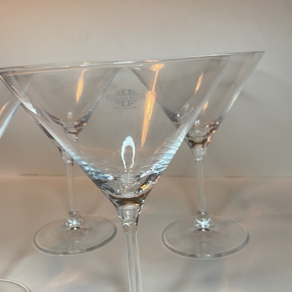 4 Fitz and Floyd martini glasses - Picture 4 of 5